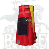 Germany Flag Gothic Utility Kilt – Handmade Patriotic Men’s Kilt